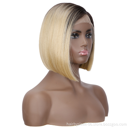 Hot Rebecca fashion brand soft wigs Bob 10 inches High temperature  heat resistant fiber wig synthetic hair wigs for black woman